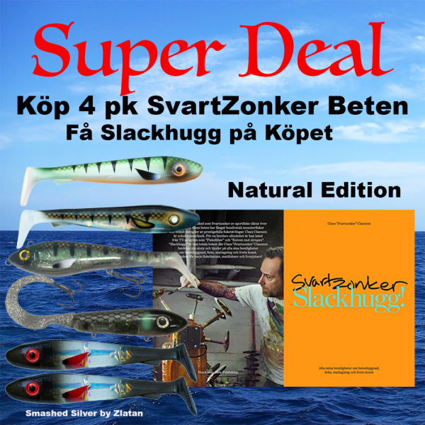 Super Deal - 4 st SvartZonker Beten plus SvartZonker SlackHugg på Köpet i gruppen Fyndlådan hos Örebro Fiske & Outdoor AB (Deal 4 SZ Beten Slackhugg)